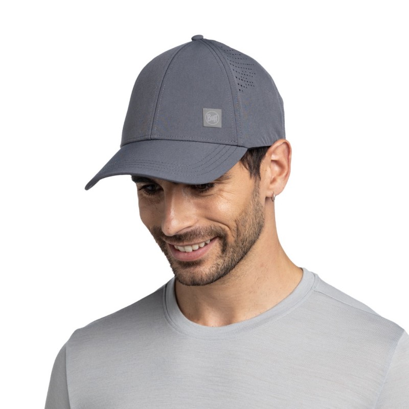 BUFF® POHODNIŠKA ŠPORTNA KAPA SUMMIT SOLID ASH                               