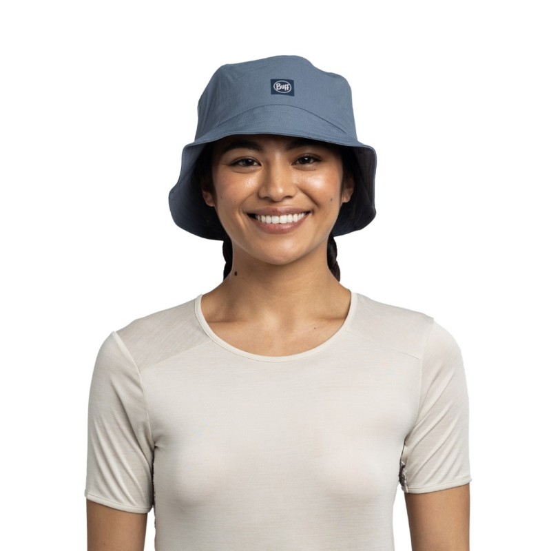 BUFF® POHODNIŠKA KAPA ADVENTURE BUCKET HAT SOLID STONE BLUE                 