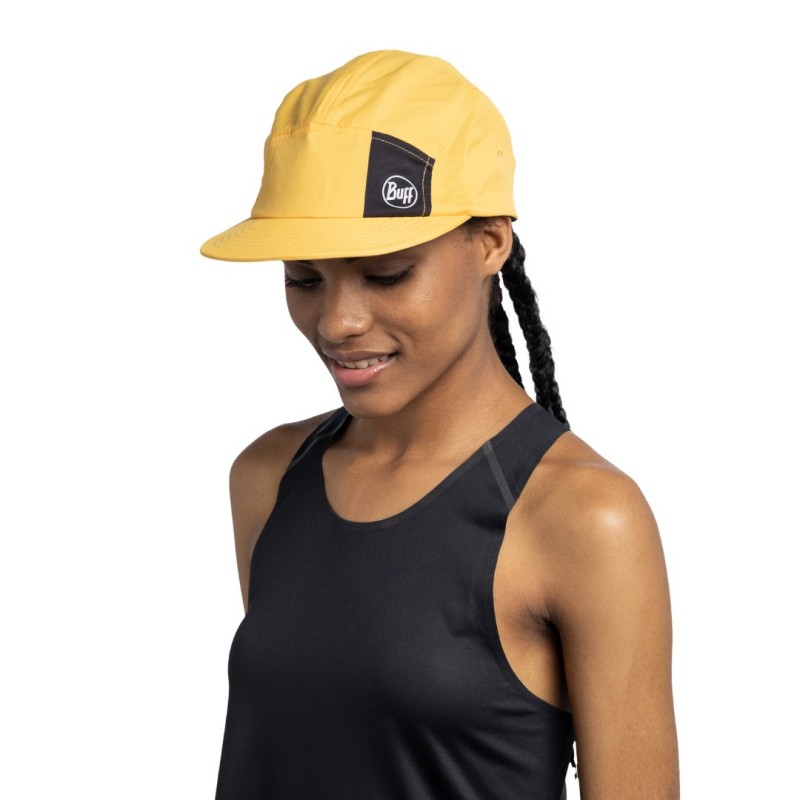 BUFF® ŠPORTNA KAPA 5 PANEL GO CAP LOGO YELLOW                        
