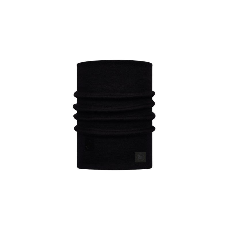 BUFF® TUBA MERINO HEAVYWEIGHT NECK WARMERSOLID BLACK