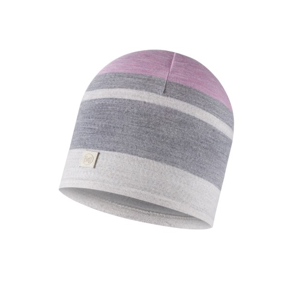 buff® volnena kapa merino move light grey
