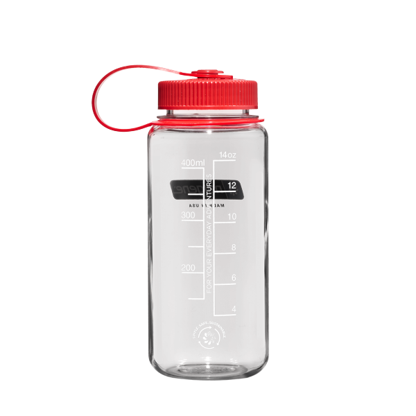 NALGENE FLAŠKA ŠIROKO GRLO 500ML CLEAR WITH RED CAP SUSTAIN