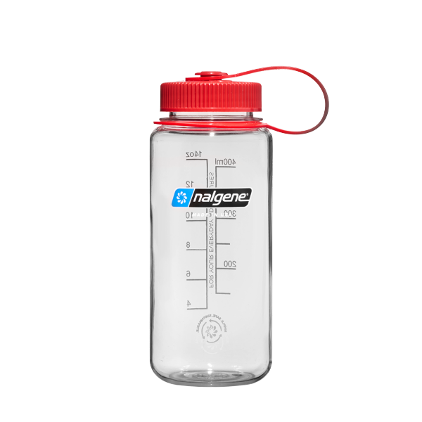 NALGENE FLAŠKA ŠIROKO GRLO 500ML CLEAR WITH RED CAP SUSTAIN