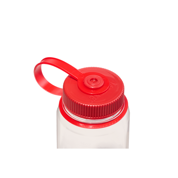 NALGENE FLAŠKA ŠIROKO GRLO 500ML CLEAR WITH RED CAP SUSTAIN