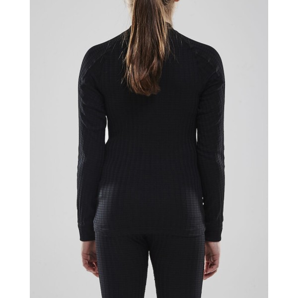 CRAFT OTROŠKA MAJICA Z DOLGIMI ROKAVI EXTREME BASELAYER CN LS JUNIOR BLACK - AKTIVNO PERILO ZA NAJSTNIKE