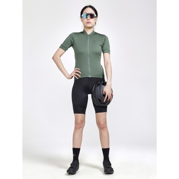 CRAFT ŽENSKA KOLESARSKA MAJICA S KRATKIMI ROKAVI CORE ESSENCE JERSEY MOSS