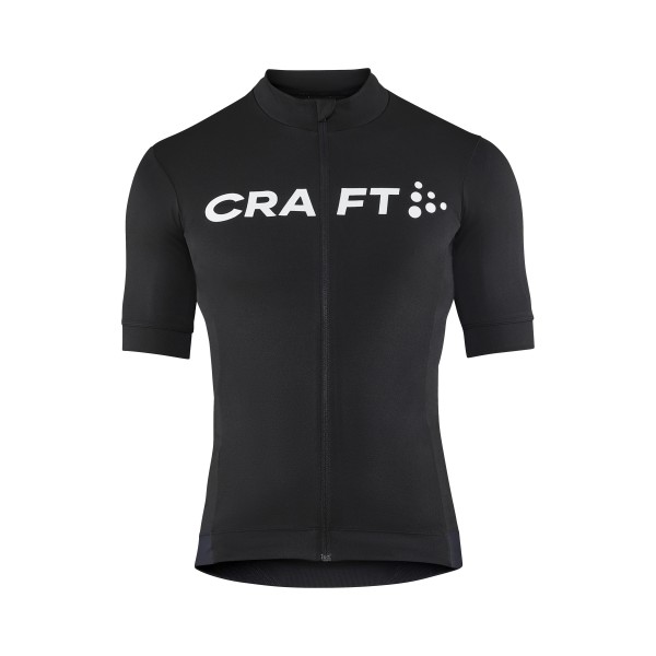 craft moška kolesarska majica s kratkimi rokavi essence jersey black/white