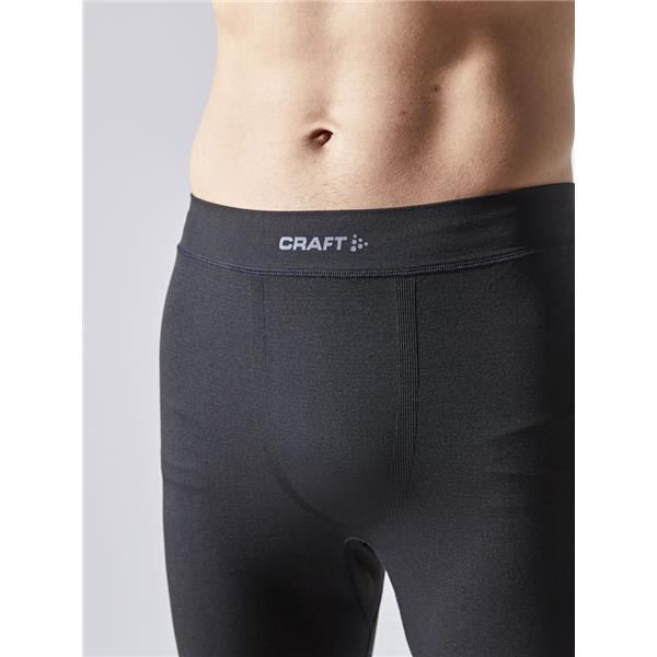 craft moške dolge hlače active intensity black/asphalt-aktivno perilo 