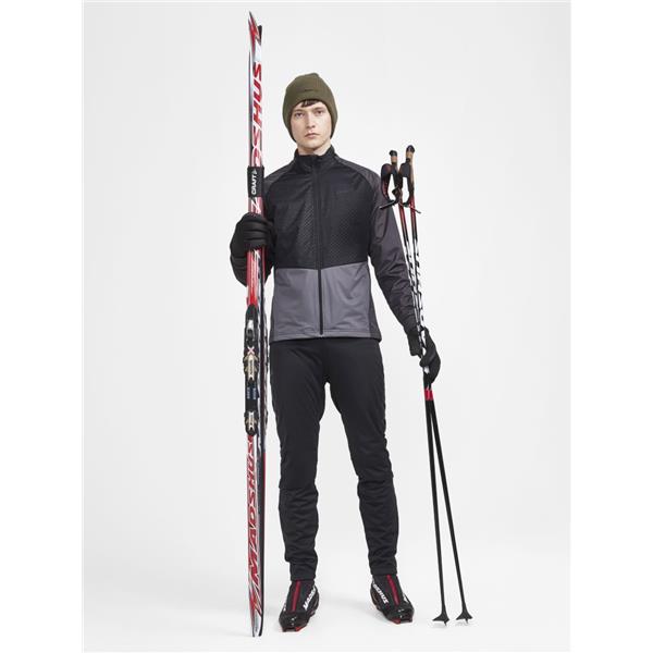 craft moške zimske dolge hlače adv nordic training pants black