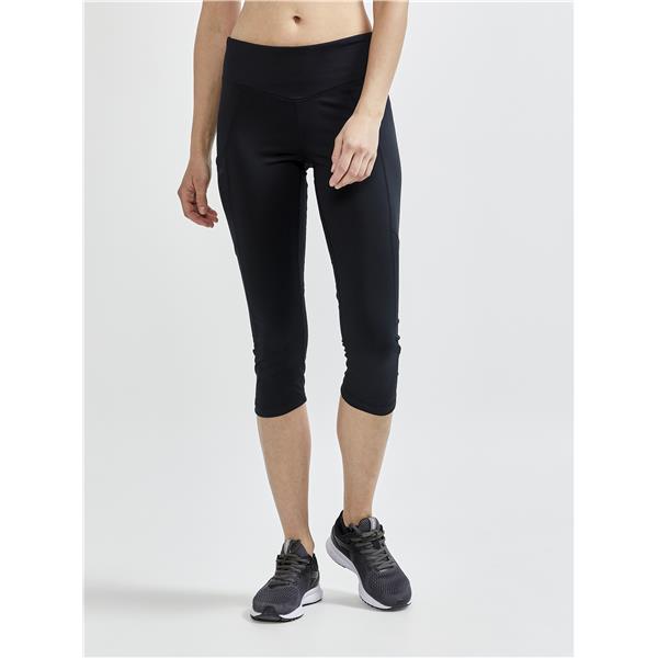 craft ženske pajkice 3/4 adv essence capri   black