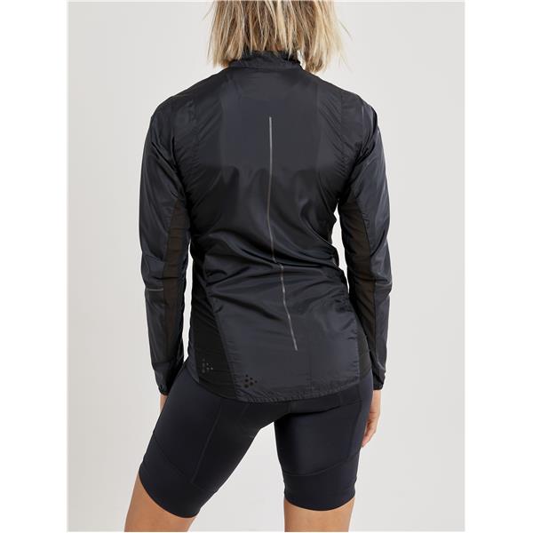 CRAFT ŽENSKA KOLESARSKA JAKNA VETROVKA ADV ESSENCE LIGHT WIND JACKET  BLACK