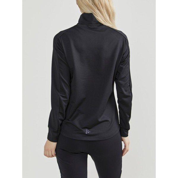 craft ženski športni puli CORE GAIN MIDLAYER BLACK
