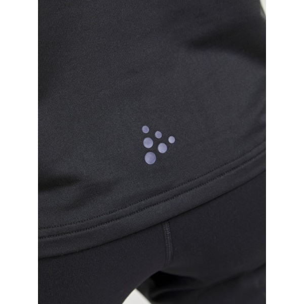 craft ženski športni puli CORE GAIN MIDLAYER BLACK