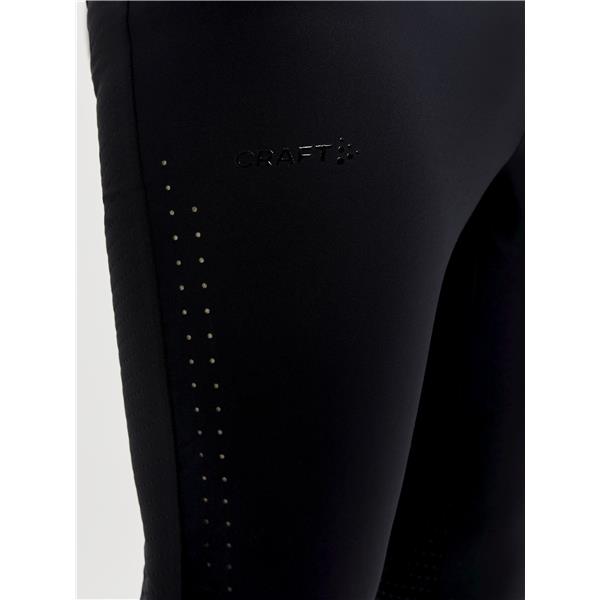 craft moške tekaške pajkice pro velocity wind  tights black/black - dres za tek na smučeh