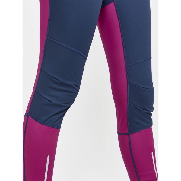 Craft ženske dolge zimske pajkice ADV ESSENCE WIND TIGHTS TIDE-ROXO