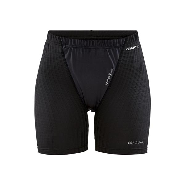 craft ženske boksarice active extreme wind boxer black/granit-aktivno perilo 