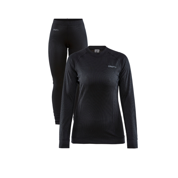 craft ženski set core dry baselayer black -aktivno perilo 