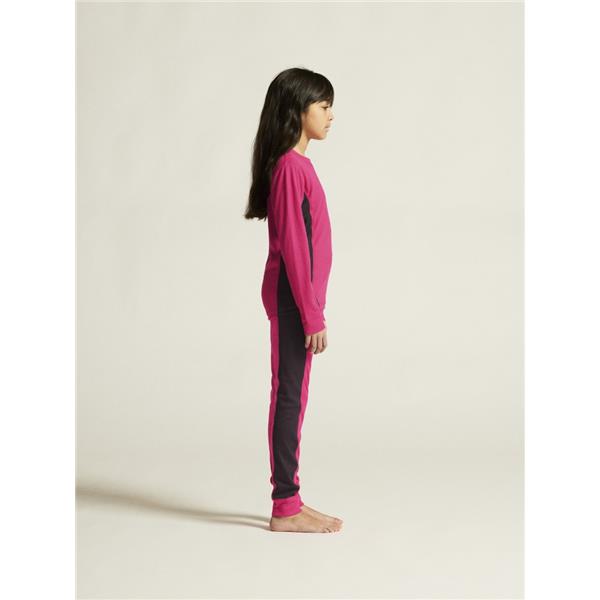 CRAFT OTROŠKI SET CORE DRY BASELAYER SET JR FAME-DK PLUM - AKTIVNO PERILO