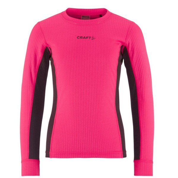 CRAFT OTROŠKI SET CORE DRY BASELAYER SET JR FAME-DK PLUM - AKTIVNO PERILO