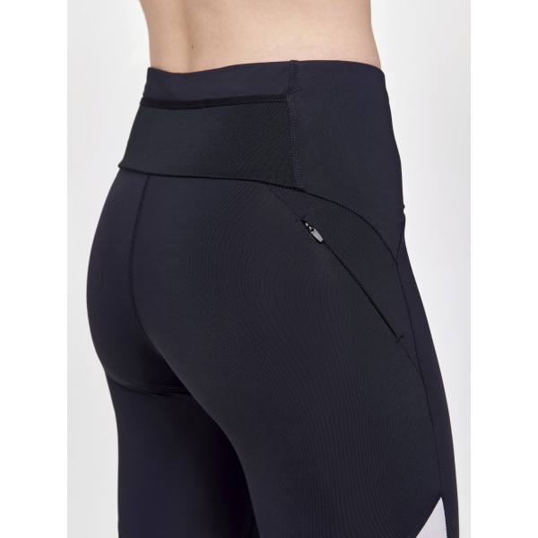 CRAFT ŽENSKE TEKAŠKE DOLGE PAJKICE PRO HYPERVENT TIGHTS BLACK-FLEX