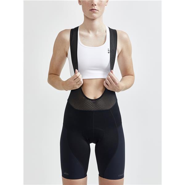 CRAFT ŽENSKE KOLESARSKE HLAČE Z NARAMNICAMI ADV AERO BIB SHORTS BLACK
