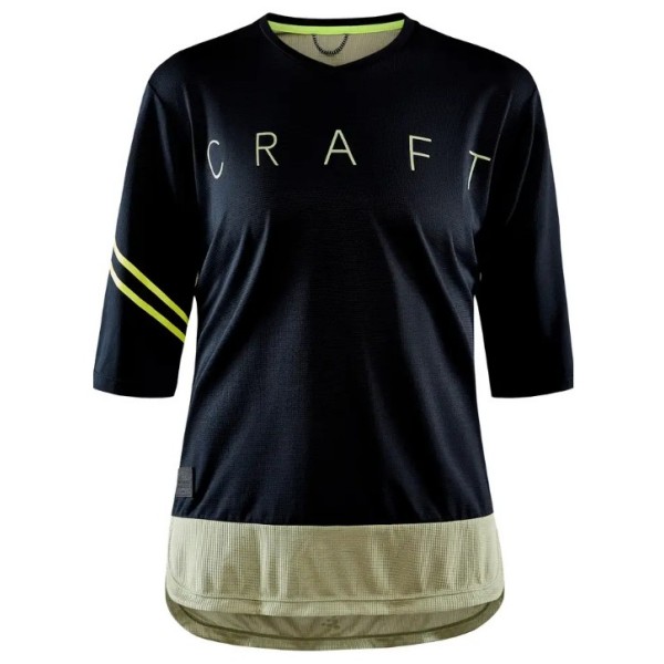 CRAFT ŽENSKA KOLESARSKA MAJICA S KRATKIMI ROKAVI CORE OFFROAD XT SS BLACK/FOREST 