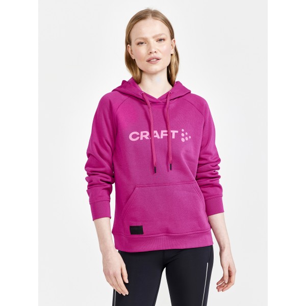 craft ženski pulover s kapuco core craft hood  roxo