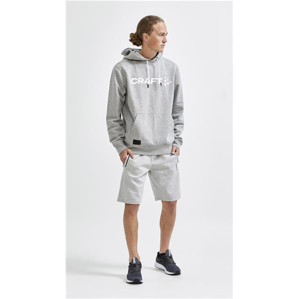 craft moški pulover core hood grey melange 