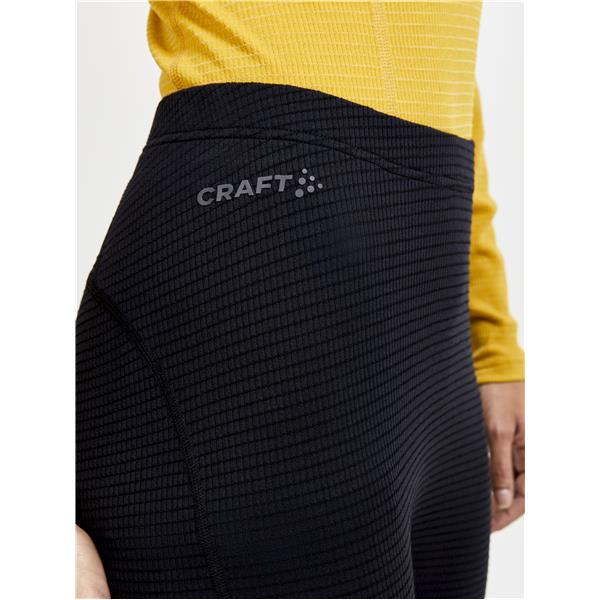 craft ženske dolge hlače pro wool extreme black - aktivno perilo