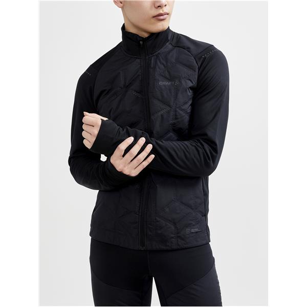 craft moška jakna adv subz jacket black - zimski tek
