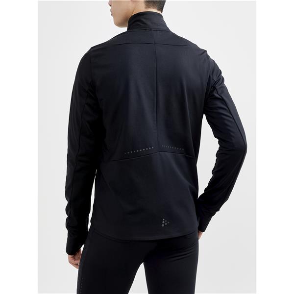 craft moška jakna adv subz jacket black - zimski tek