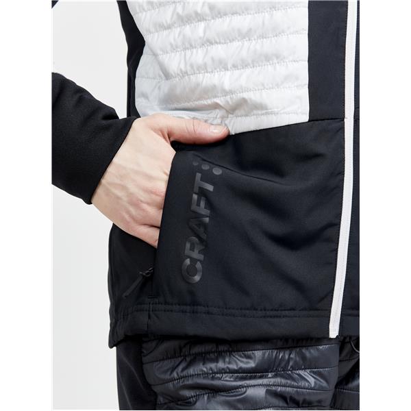 craft ženska jakna adv storm insulate nordic ash/black - tek na smučeh
