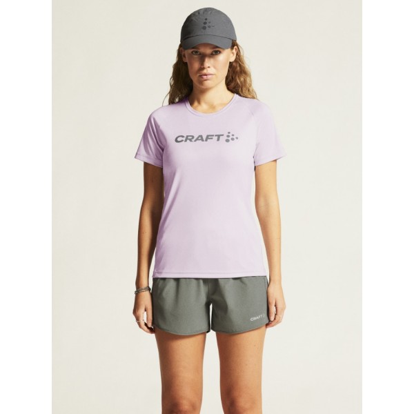 CRAFT ŽENSKA MAJICA S KRATKIMI ROKAVI CORE ESSENCE LOGO TEE ASTER 