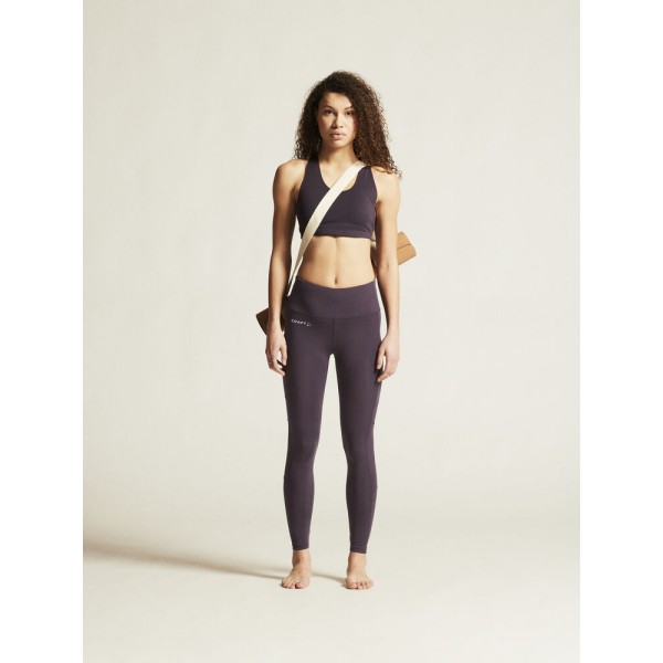 CRAFT ŽENSKE DOLGE PAJKICE ADV ESSENCE TIGHTS 2 TEMNO VIJOLIČNA DK PLUM