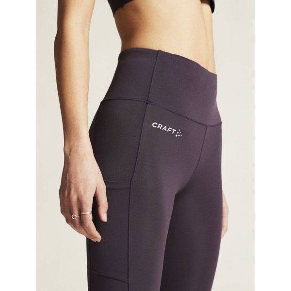 CRAFT ŽENSKE DOLGE PAJKICE ADV ESSENCE TIGHTS 2 TEMNO VIJOLIČNA DK PLUM