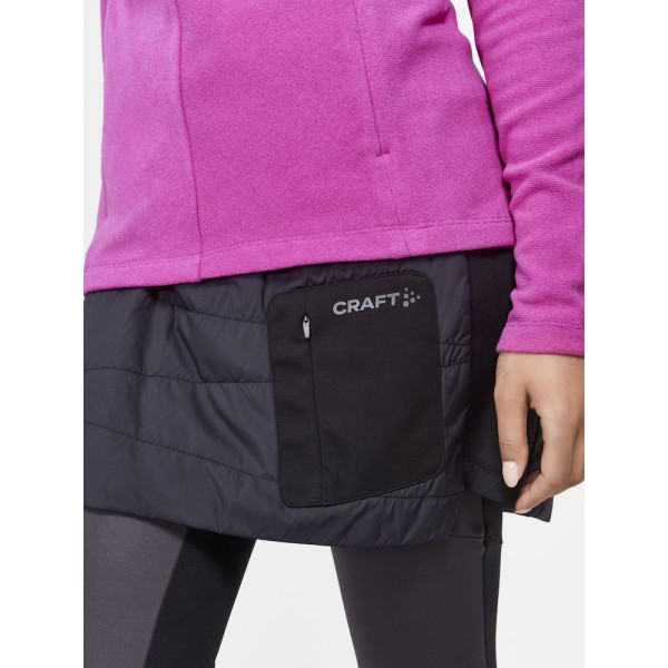 Craft žensko krilo CORE NORDIC TRAINING INSULATE SKIRT BLACK  - tek na smučeh