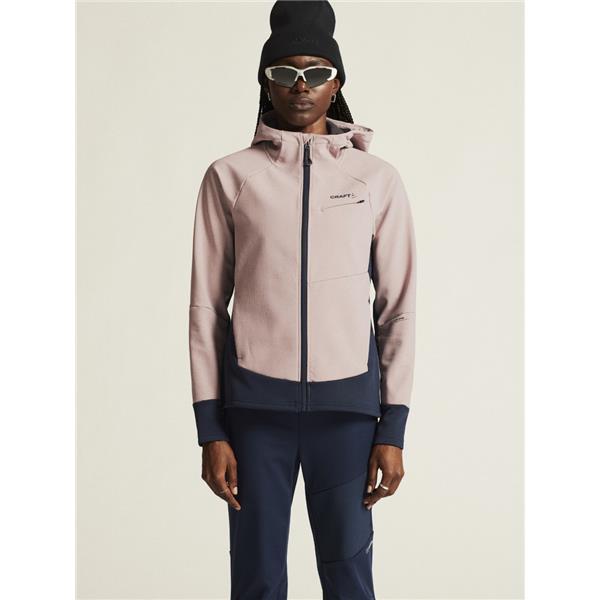 CRAFT ŽENSKA TERMO VODOODPORNA JAKNA BACKCOUNTRY HYBRID JACKET TEMNO MODRA-ROZA CHARM-BLAZE