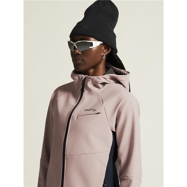 CRAFT ŽENSKA TERMO VODOODPORNA JAKNA BACKCOUNTRY HYBRID JACKET TEMNO MODRA-ROZA CHARM-BLAZE