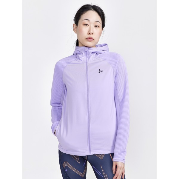 CRAFT ŽENSKA TEHNIČNA JOPICA ADV HIT ZIP HOODIE LAVENDER