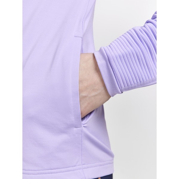 CRAFT ŽENSKA TEHNIČNA JOPICA ADV HIT ZIP HOODIE LAVENDER