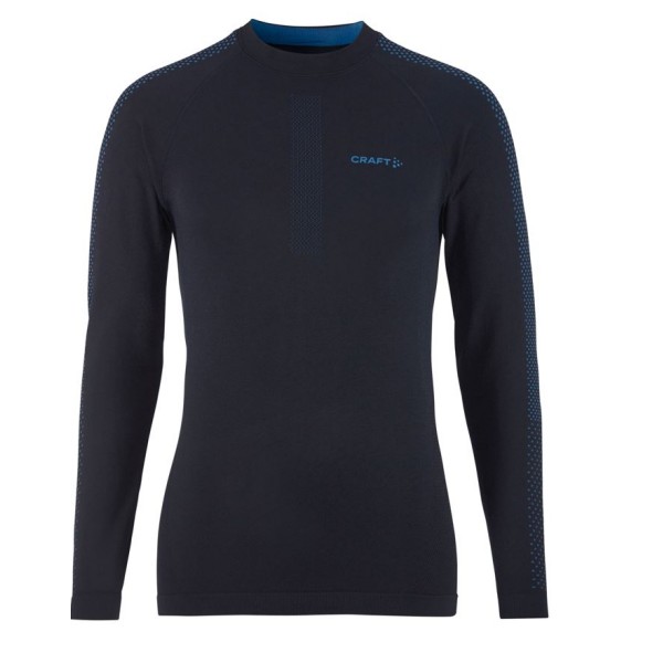 CRAFT MOŠKA MAJICA Z DOLGIMI ROKAVI ADV WARM INTENSITY LS TEMNO MODRA BLAZE-ROYAL - AKTIVNO PERILO