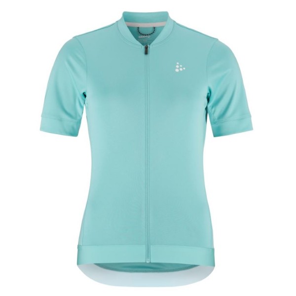 CRAFT ŽENSKA KOLESARSKA MAJICA S KRATKIMI ROKAVI CORE ESSENCE JERSEY REGULAR FIT CELESTE