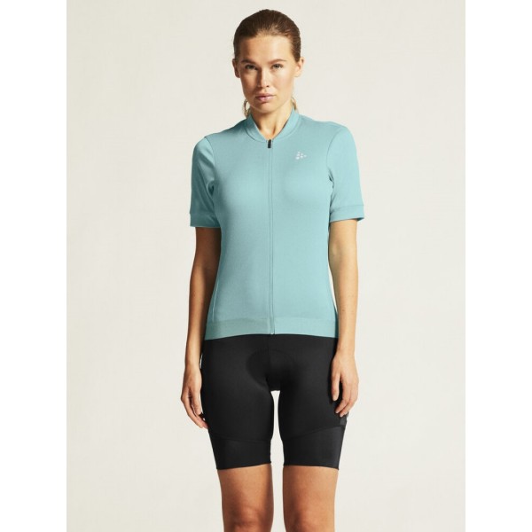 CRAFT ŽENSKA KOLESARSKA MAJICA S KRATKIMI ROKAVI CORE ESSENCE JERSEY REGULAR FIT CELESTE
