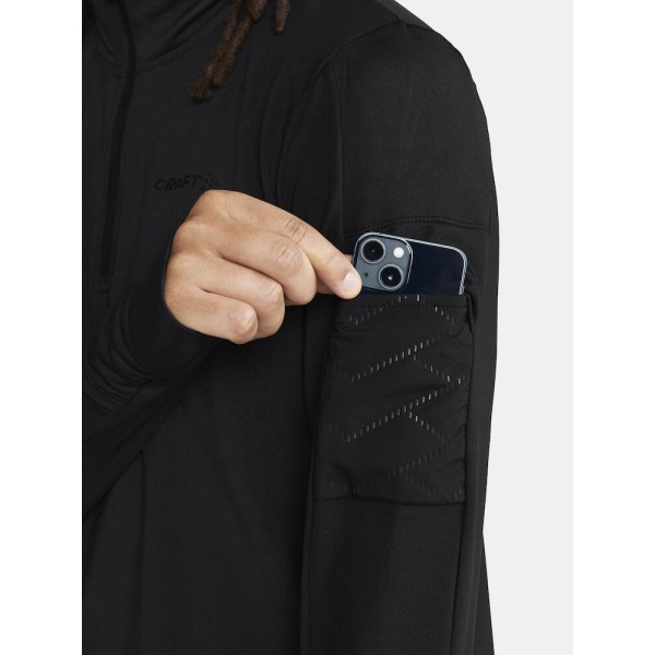 CRAFT MOŠKI PULI Z DOLGIMI ROKAVI ADV SUBZ LS 2 BLACK