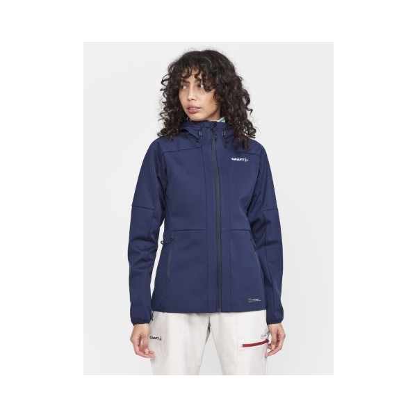 CRAFT ŽENSKA PREHODNA VODOODPORNA JAKNA CORE BACKCOUNTRY HOOD JACKET TEMNO MODRA BLAZE