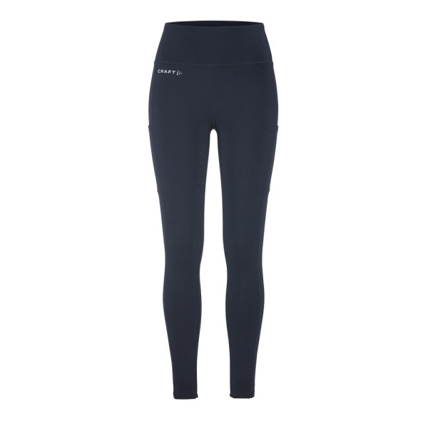CRAFT ŽENSKE DOLGE ZIMSKE PAJKICE Z VISOKIM PASOM ADV ESSENCE HIGH WAIST WARM TIGHTS TEMNO MODRA BLAZE