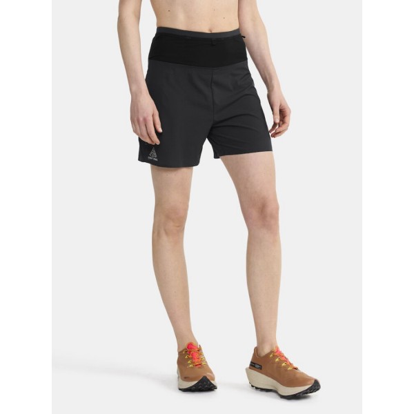 CRAFT ŽENSKE KRATKE HLAČE PRO TRAIL SHORTS 2in1 BLACK