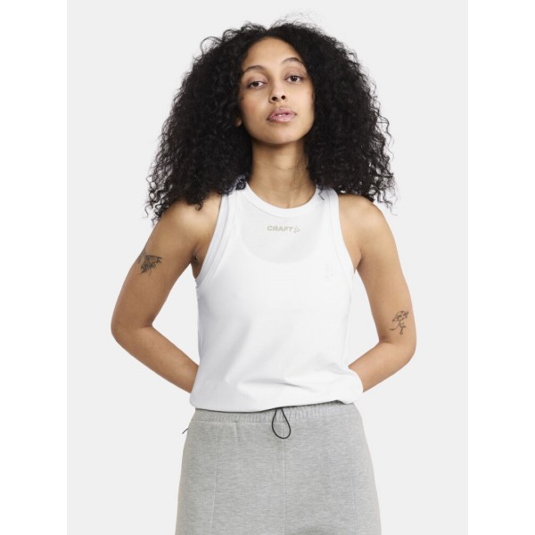 CRAFT ŽENSKA OPRIJETA MAJICA BREZ ROKAVOV CORE TONE MESH SINGLET WHITE