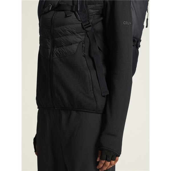 CRAFT ŽENSKA JAKNA S PRAVIM PUHOM ADV EXPLORE LIGHT DOWN HYBRID JACKET BLACK