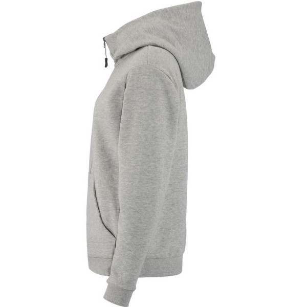 CRAFT ŽENSKA BOMBAŽNA JOPICA Z ZADRGO COMMUNITY 2.0. LOGO FZ HOODIE GREY MELANGE